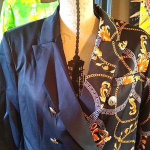 Unique half and half jacket